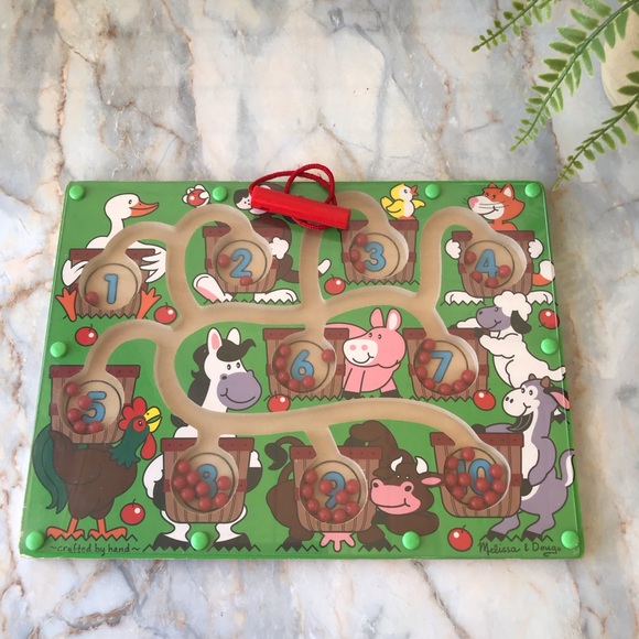 Melissa & Doug Magnetic Wand Number Maze - Picture 1 of 6